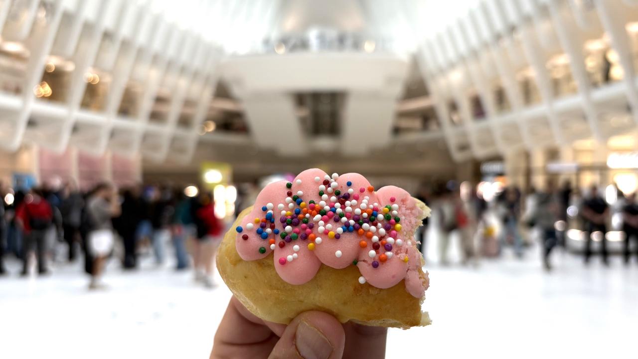 The fairy bread finger bins went down well – the Cheesymite scrolls less so. Picture: Benedict Brook.