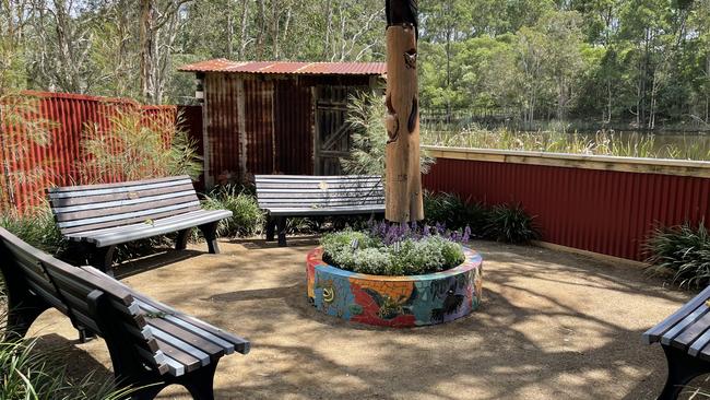 Dreamworld opened a garden in memory of those affected by the Thunder River Rapids tragedy in 2016. Picture: Supplied