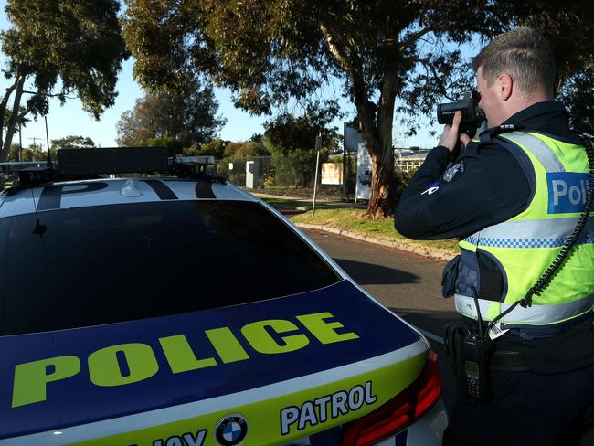 Police stress that drivers detected travelling at ‘excessive’ speed will still be booked.. Picture: Hamish Blair