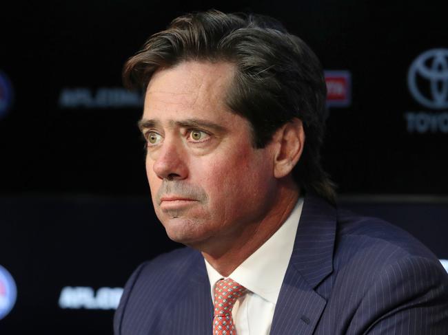 Gillon McLachlan will start of a base pay of $1.5m. Picture: David Crosling
