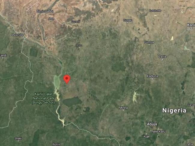 The ferry sank in the Niger River. Picture: Google Maps