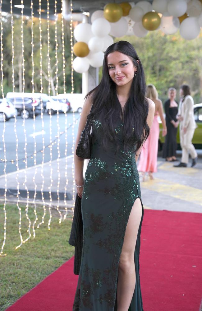 Kelly at the Coolum State High School formal 2023. Pictures: contributed