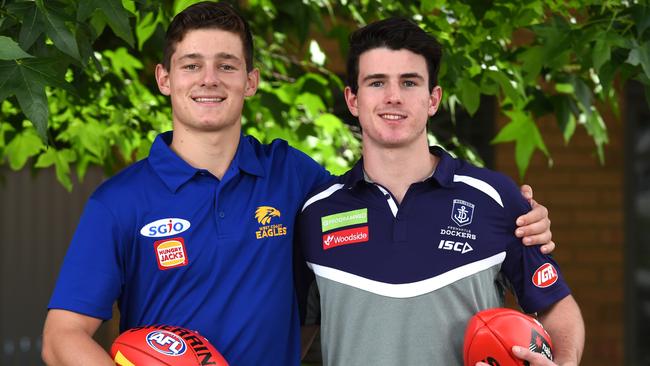 Hamish and Andrew Brayshaw. Picture: David Smith