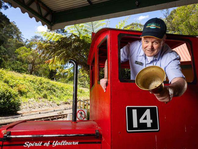 President of Walhalla Goldfields Railway Greg Hansford. Picture: Mark Stewart