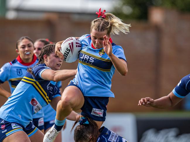 Kayla Jackson. Western Clydesdales vs Norths Devils, BMD Premiership, May 4 2024. Picture: Benny Hassum Photography