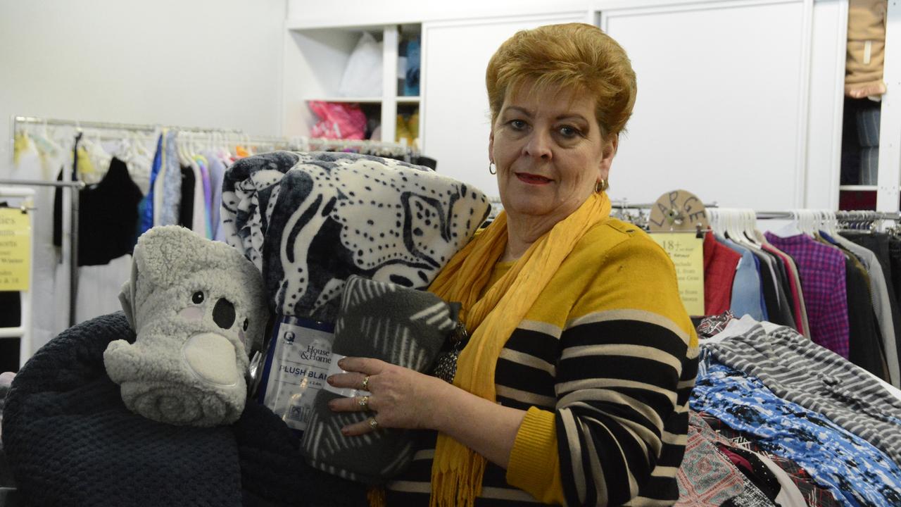 Vinnies Toowoomba executive officer Kathie Brosnan is calling on the community to assist people struggling with homelessness by donating to the charity's Winter Appeal. Picture: Rhylea Millar