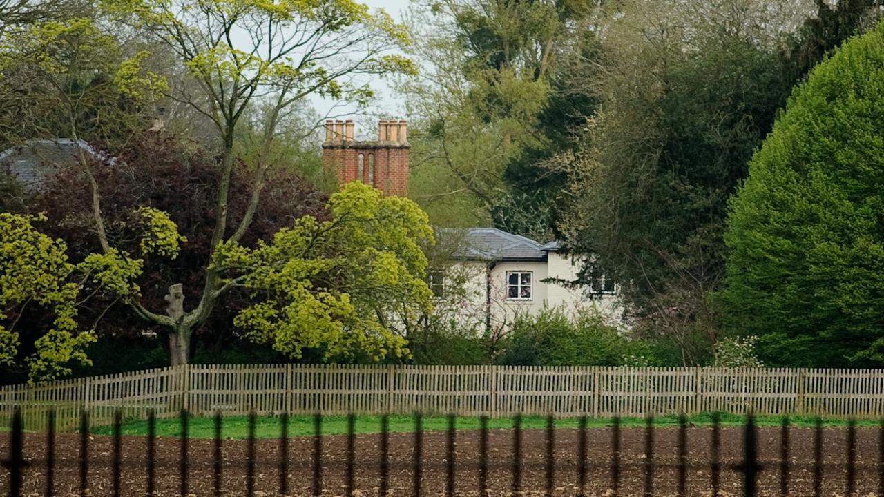 Frogmore Cottage, Windsor where Meghan has been holed up for a week waiting for the arrival of her first child. Picture: Getty Images.