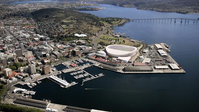 FIRST LOOK: New designs of what Hobart’s new roofed AFL stadium at Macquarie Point could look like. Images supplied by AFL