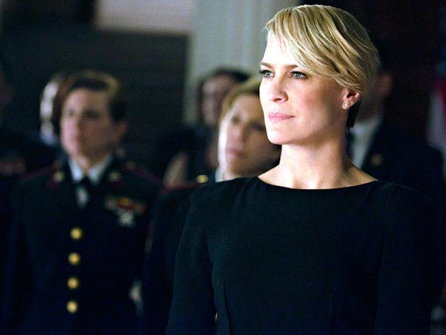 Retribution ... Robin Wright as Claire Underwood in House of Cards. Picture: Supplied