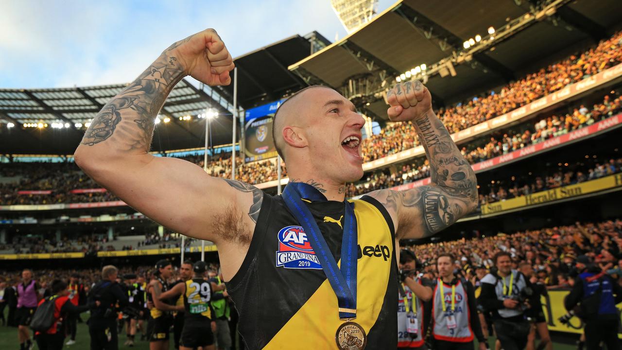 Dustin Martin was snubbed from Robbo’s top 50. Photo: Mark Stewart