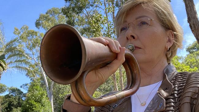 Springwood streets will echo with The Last Post played by bugler Amanda Casagrande at 6am