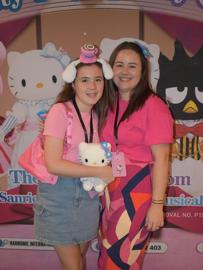 Dominique Foord and Tigerlily Foord at Hello Kitty’s Symphony Concert in Brisbane, Australia. Photos: Georgie Walker.
