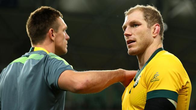 David Pocock has hit back at Quade Cooper’s disrespectful tweet. Picture: Getty Images