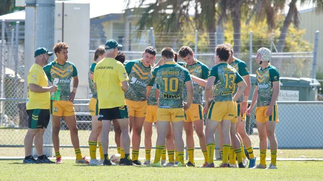 Ignatius Park College and Kirwan State High School teams take on St Brendanâ€™s College Yeppoon teams in Queensland state rugby league semi finals at Mackay on Wednesday, August 24, 2022.