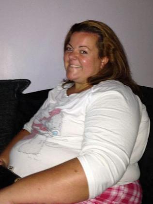 Nicola before the weight loss.