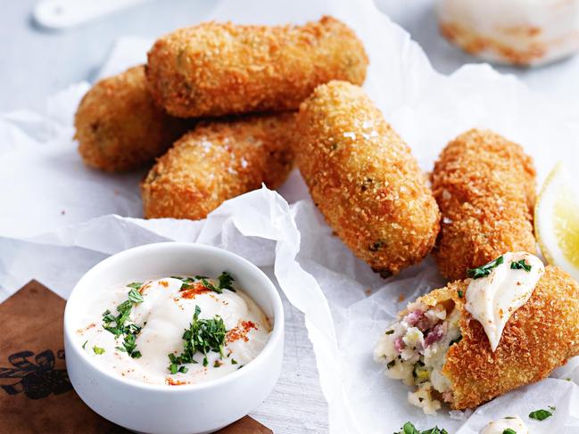Spend your afternoon picking at arancini's close cousin.