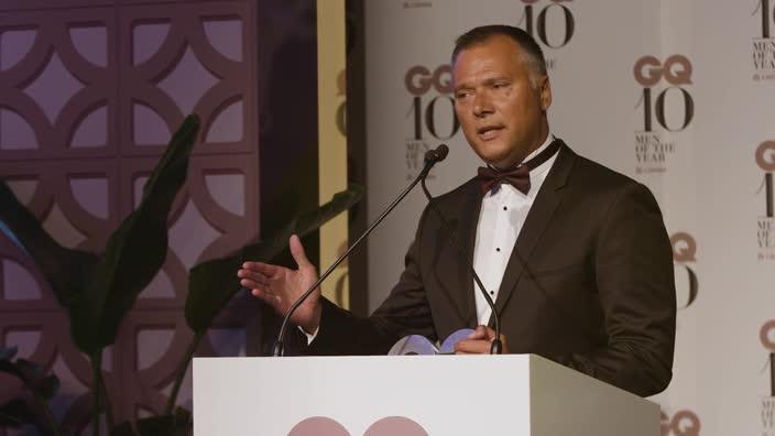 Stan Grant makes passionate speech at GQ Men of the Year Awards