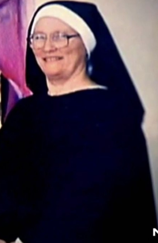 Catherine Birnie playing a nun in a prison production of Nunsense.