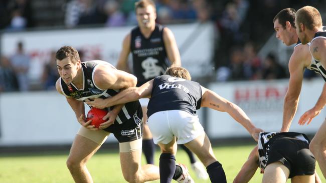 Tyson Wait in action for Port Adelaide. Picture: STEPHEN LAFFER