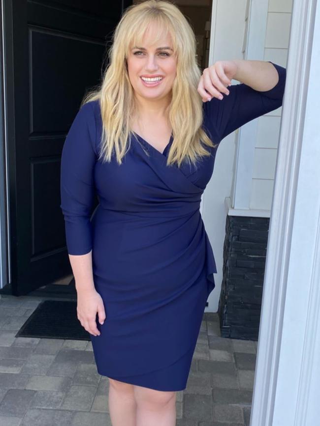 Rebel began showing her trimmed down figure. Picture: Instagram/rebelwilson