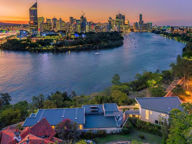 The unbelievable trophy home has 71.7 metres of uninterrupted city and river views. Picture: Ray White/realestate.com.au