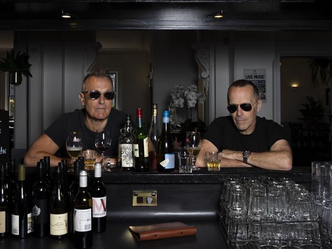 James Reyne and Mark Seymour have postponed their Never Again tour until 2021. Picture: Supplied