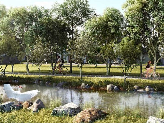 Artist’s impression of Horningsea Park development. Picture: Trifalga Property Group.