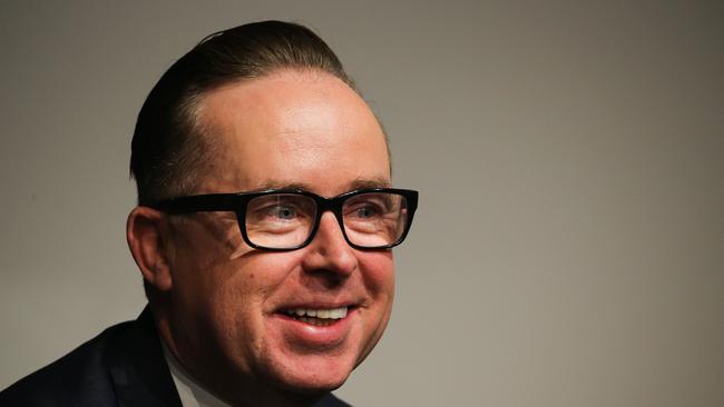 Qantas CEO Alan Joyce has been rated the best in the business by respected aviation strategist Peter Harbison, ahead of his departure in November. Picture: NCA Newswire/Gaye Gerard