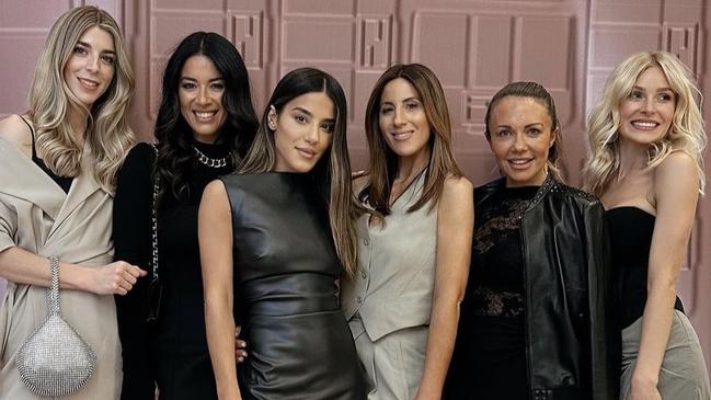 Jerri Jones, Michelle Greene, Effie Kats, Lana Wilkinson, Emma Pellicano and Jessie Roberts at the Fendi event at Chadstone. Picture: Lucas Dawson