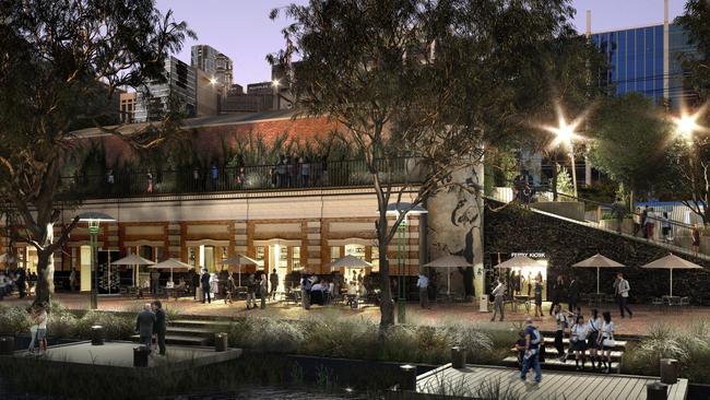 Banana Alley would be transformed under the project. Picture: City of Melbourne