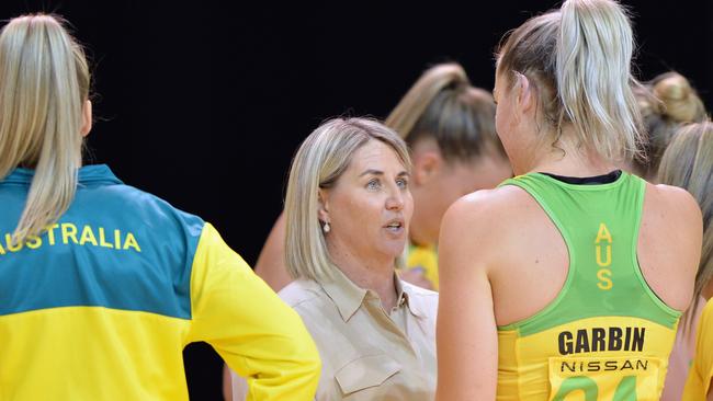 Diamonds coach Stacey Marinkovich says the team’s sights are firmly set on the Commonwealth Games. Picture: Kai Schwoerer/Getty Images