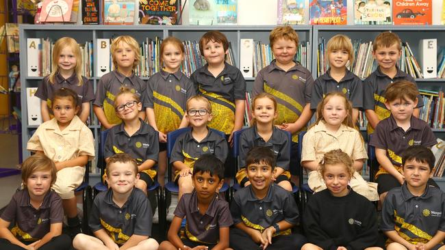 Wangala Primary School 2025 preps front Charlie Kerr, Zach Doyle, Sethul Wickramasinghe Mudiyanselage, Mursil Jawad, Grace Tumini, Neev Joshi.  Middle Jasmine Kamal, Remy Hibbert, Thomas Ferguson, Cleo Walls, Montana Klever-Kamp, Darcy Jess.  Back Cora Cree, Albie Omond, Mikayla Hicks, Archer Mitchell, Jahkoby Lukies, Amity Webber, Chase Wakefield