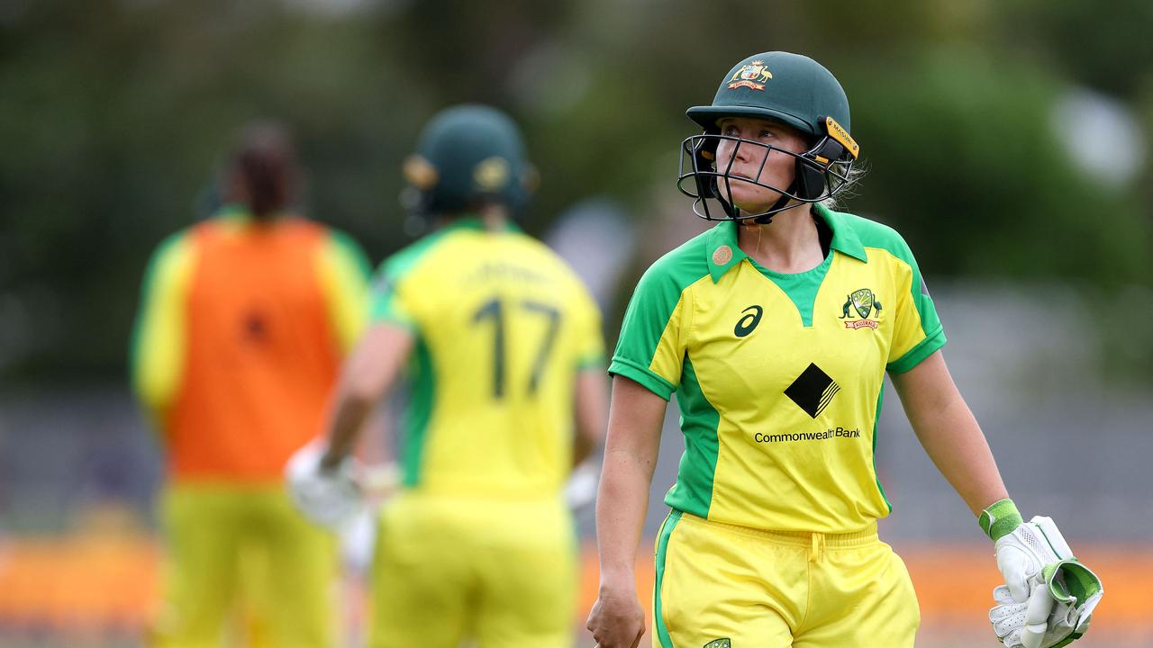 Australia's Alyssa Healy wants to play more Test matches. (Photo by Marty MELVILLE / AFP)