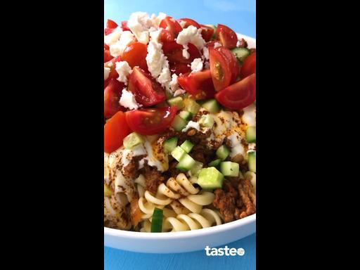 Easy Turkish beef pasta