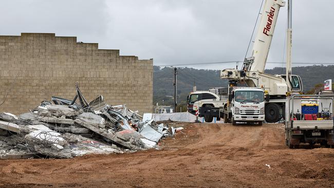 Demolition sites to make room along South Rd at Clovelly Park. Picture: Matt Loxton