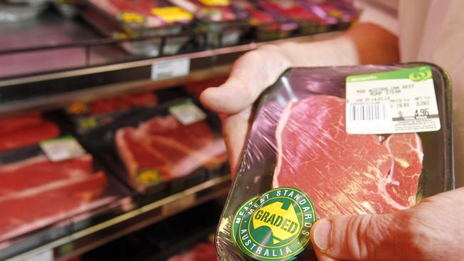 The price of beef rose by 14.60 per cent over the last year.