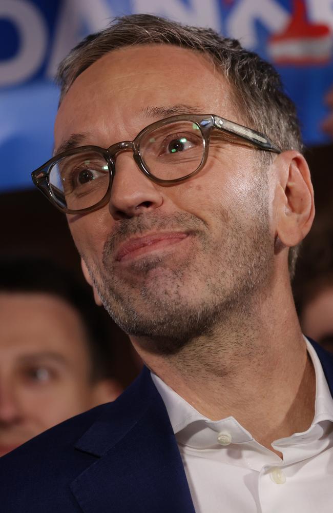 FPOe leader Herbert Kickl aims to form a government but faces opposition from other parties due to his controversial views. Picture: Getty Images