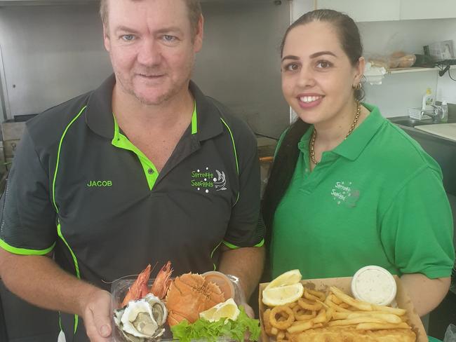 Sorrento Seafoods in Bundall is an "old school" fish and chip shop.