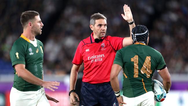 Referees have come under fire after several baffling calls. Photo by Mike Hewitt/Getty Images.