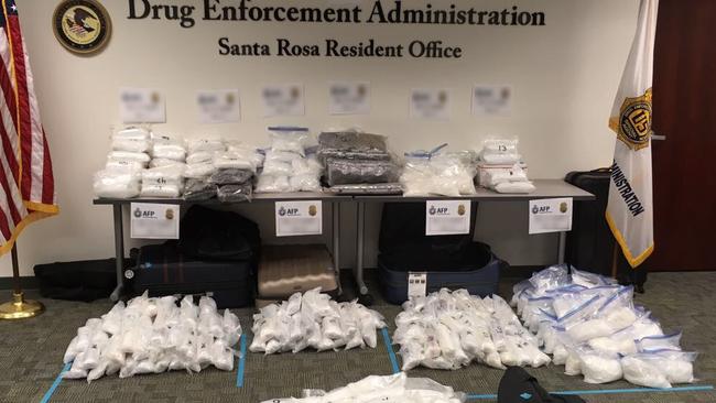 US Drug Enforcement Agency officers seized the plane and drugs before it took off from California last year. 