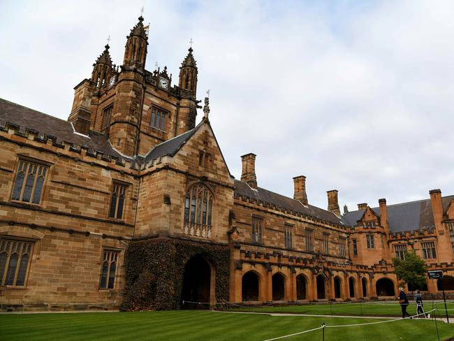 Sydney University spends more on administrative staff than academic staff. Picture: NCA NewsWire/Bianca De Marchi