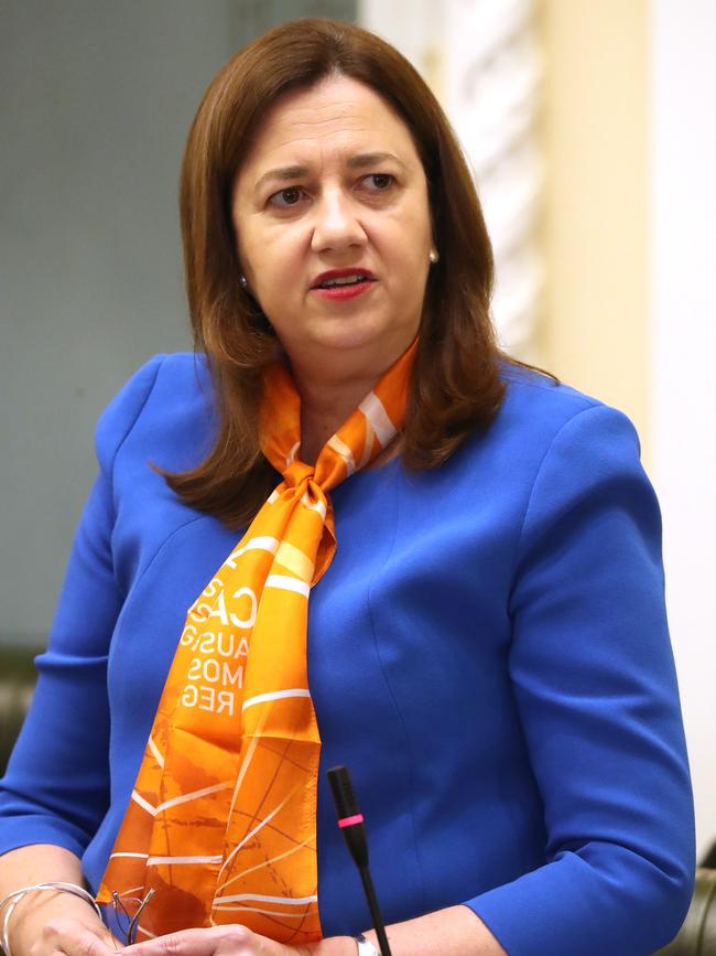 Queensland Premier Annastacia Palaszczuk. Picture: Annette Dew