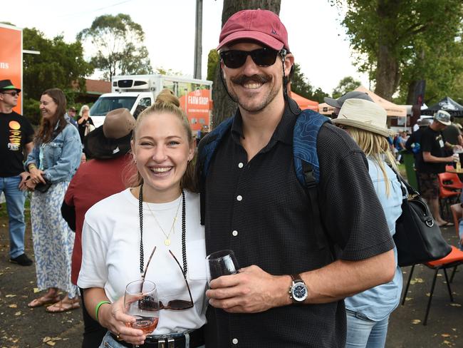 Tinamba Food and Wine Festival — Claire McMahon and Alex Coleman.Picture: David Smith