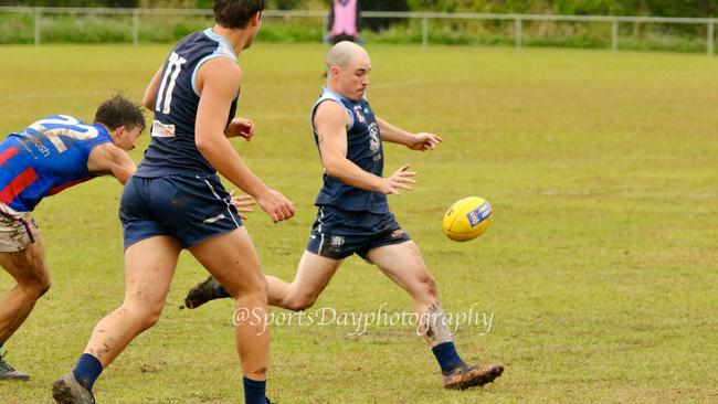 Hinterland Blues player Josh Nanninga in action. Picture: SportsDayPhotography