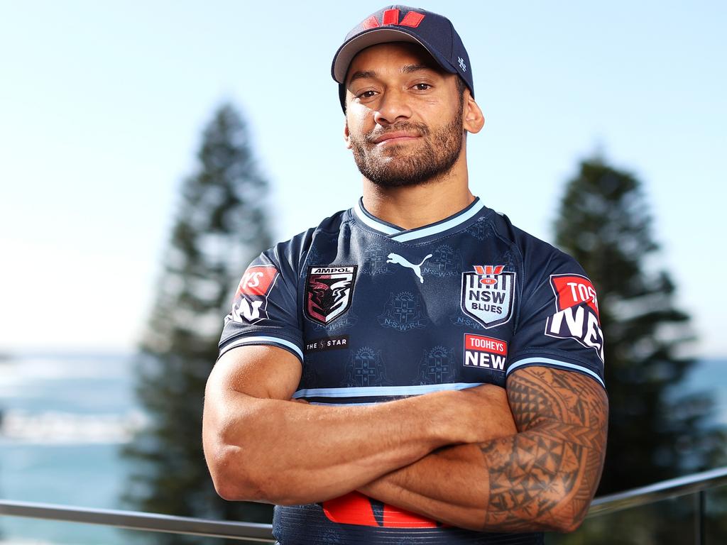The Maroons plan to slow down Apisai Koroisau and the Blues. Picture: Getty Images