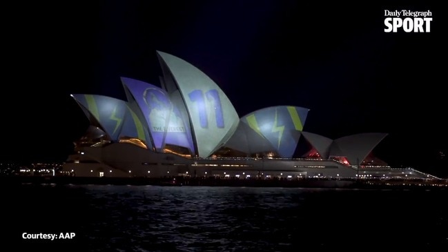 The Everest lights up the Sydney Opera House