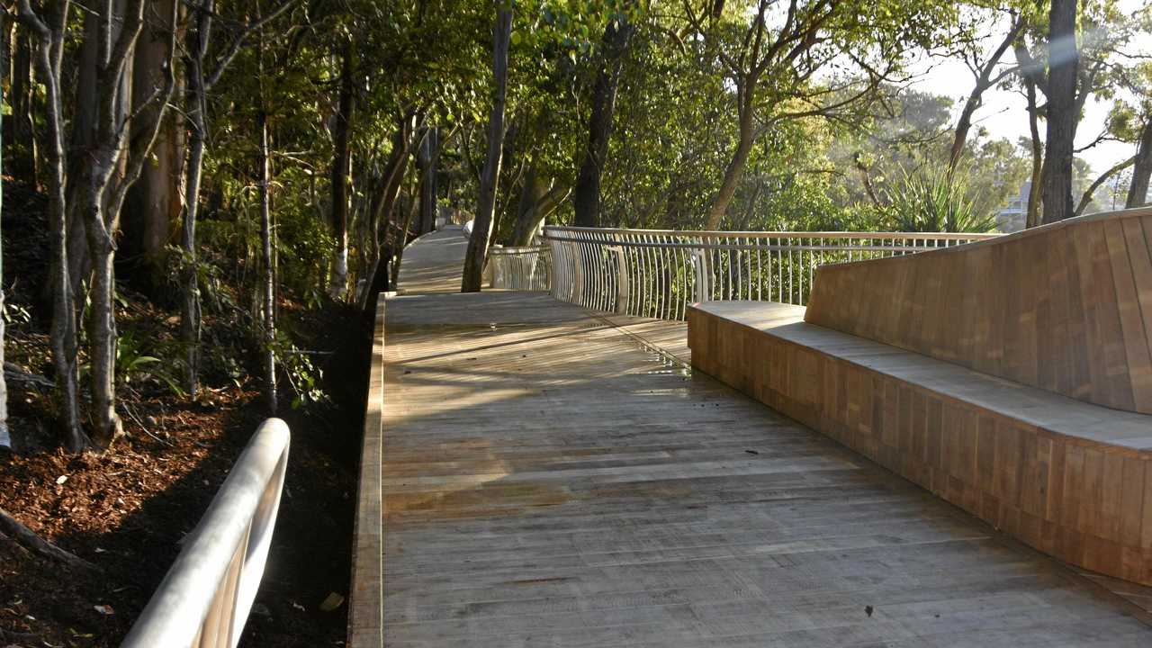 Noosa&#39;s Park Road Boardwalk has incorporated the natural landscape into the design. Picture: Caitlin Zerafa