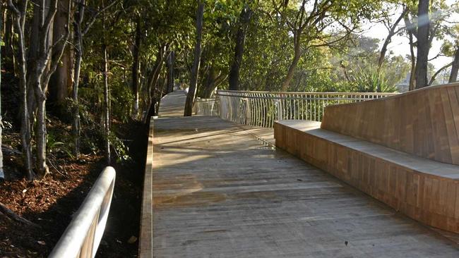 Noosa&#39;s Park Road Boardwalk has incorporated the natural landscape into the design. Picture: Caitlin Zerafa