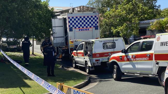 Emergency services at the scene. Photo: Greg Stolz