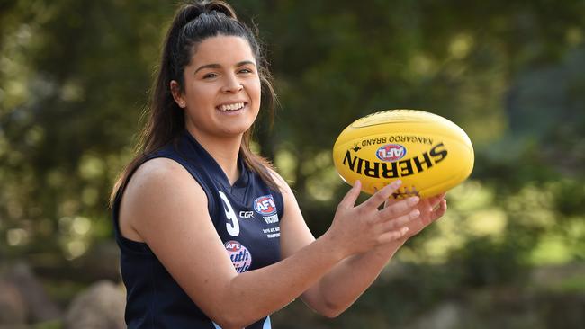 Madison Prespakis is one of the top talents available in the AFLW draft this year.